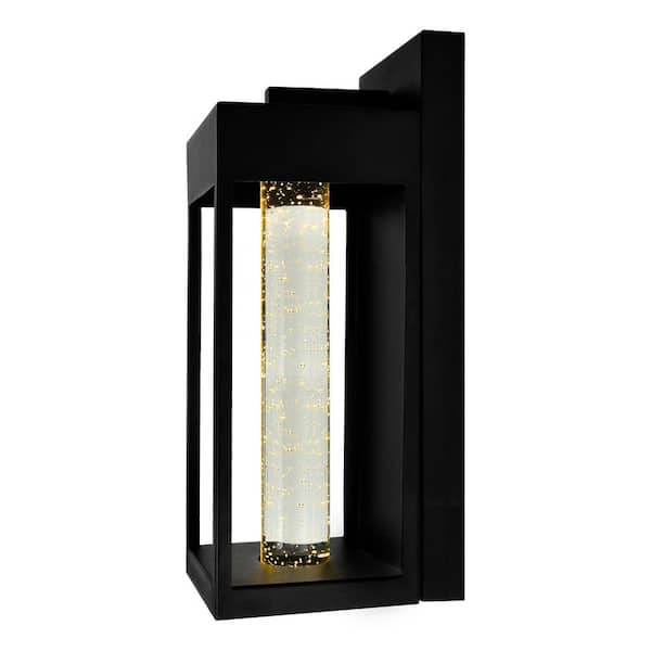 CWI Lighting Rochester 13 in. Black LED Integrated Outdoor Wall Light