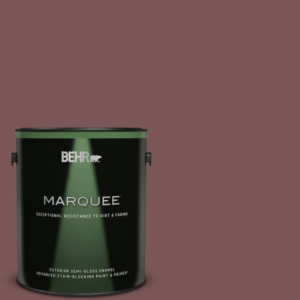 BEHR MARQUEE 1 gal. #120F-6 Japanese Maple Semi-Gloss Enamel Exterior Paint & Primer