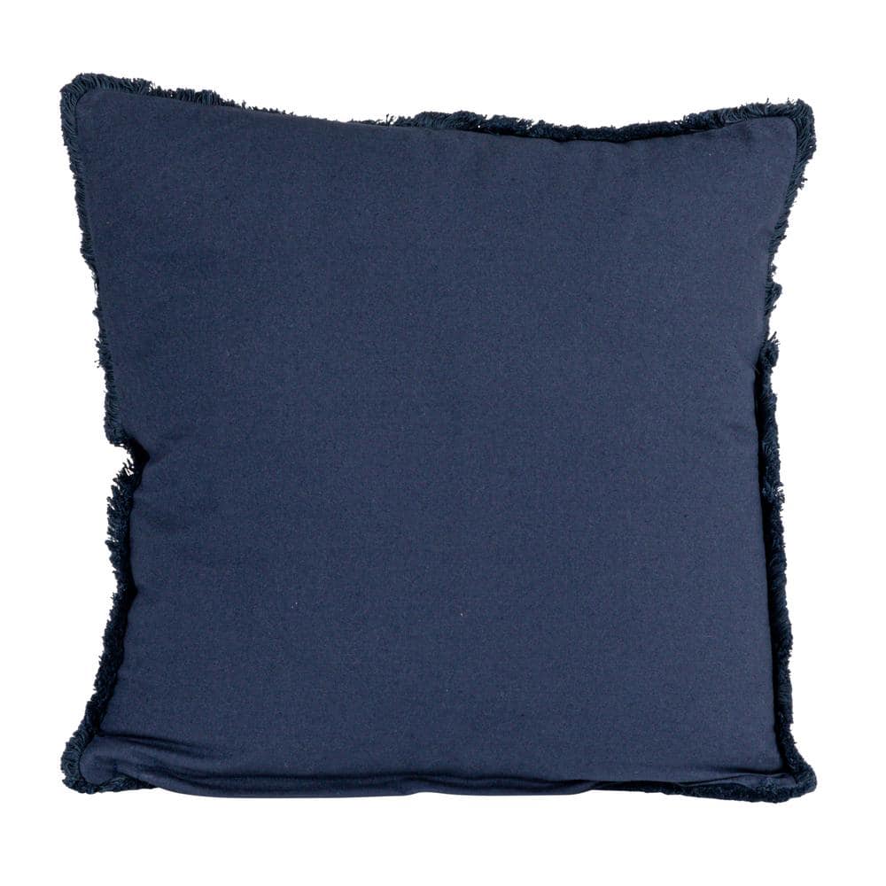 Bohemian Multicolor Velvet and Cotton Square Throw Pillow