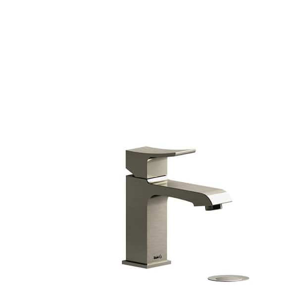 RIOBEL Zendo Single-Handle Single Hole Bathroom Faucet in Brushed Nickel