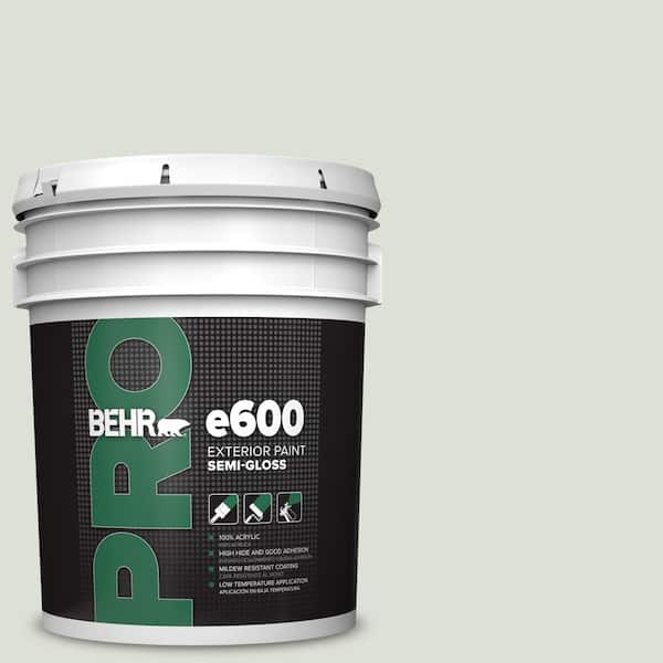 5 gal. #N390-1 Light Mist Semi-Gloss Exterior Paint