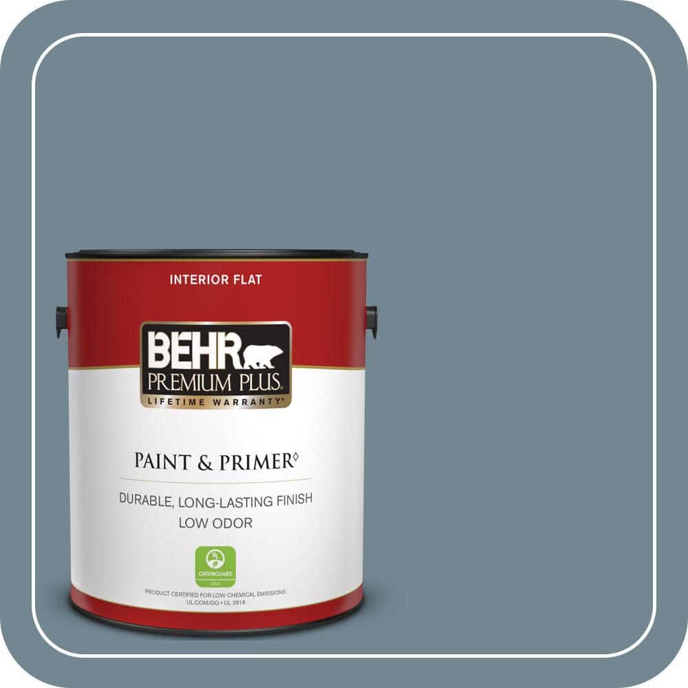 1 gal. Home Decorators Collection #HDC-AC-24 Lyric Blue Flat Low Odor Interior Paint & Primer price history on PriceWatchPro