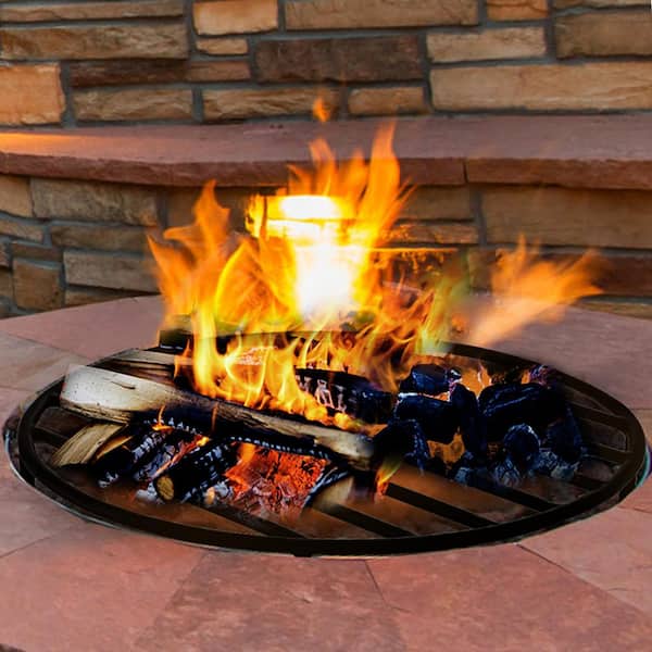 Fireplace Log Grate for Indoor/Outdoor Fire Pit Fireplace
