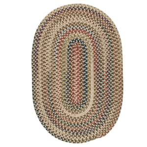 Cedar Cove Natural 6 ft. x 9 ft. Cabin Oval Area Rug