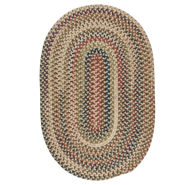 Colonial Mills Cedar Cove Natural 10 ft. x 13 ft. Oval Indoor Area Rug