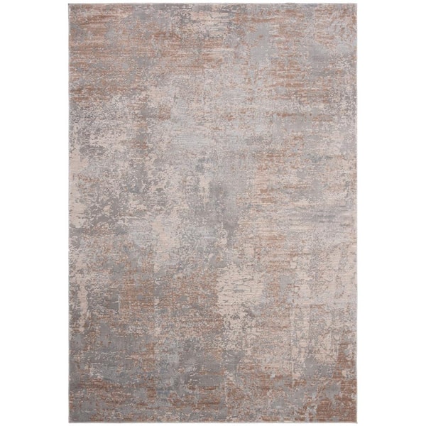 SAFAVIEH Invista Beige/Cream 4 ft. x 6 ft. Abstract Area Rug