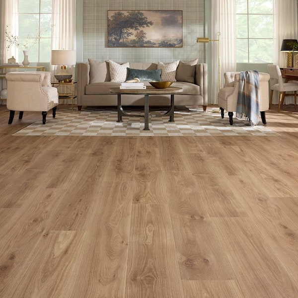 Pergo Outlast+ XL Elk Spring Oak 12 mm T x 8.35 in. W x 54.33 in