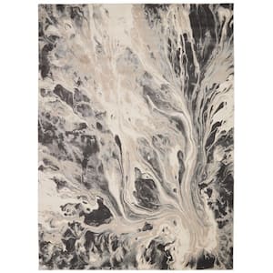 Elegance Multicolor 12 ft. x 15 ft. Abstract Contemporary Area Rug