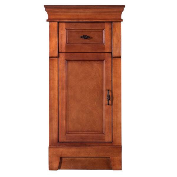 Home Decorators Collection Naples 16 3/4 in. W x 14-1/2 in. D x 34 in. H Bathroom Linen Cabinet in Warm Cinnamon