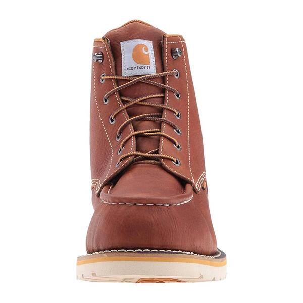 Carhartt Men's Waterproof 6'' Work Boots - Steel Toe - Brown Size