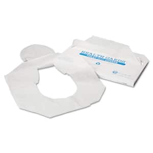 Health Gards White Half-Fold Toilet Seat Covers (250-Pack, 4-Packs per Carton)