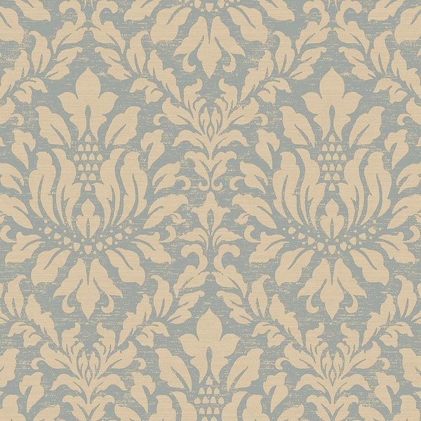 Norwall Stitched Damask Vinyl Roll Wallpaper (Covers 55 sq. ft.)