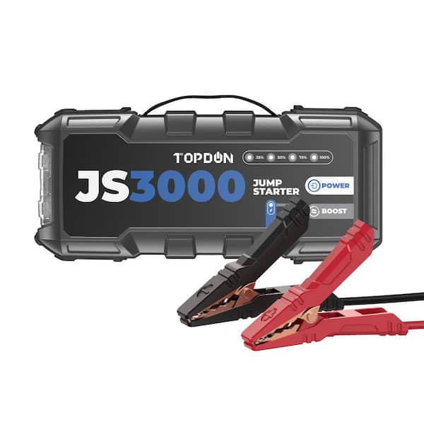 JumpSurge3000 3000 Peak Amp Battery Jump Starter, Power Bank, and Flashlight