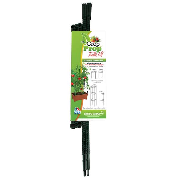 12.5 in. City Pickers Resin Crop Prop Modular Outdoor Plant Stand Trellis System, Build as Your Plants Grow