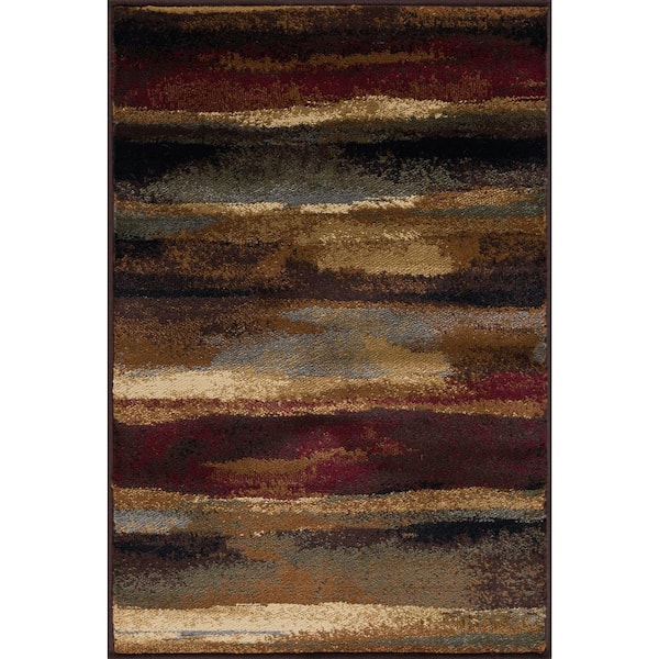 Tayse Rugs Festival Abstract Multi-Color 2 ft. x 3 ft. Indoor Area Rug