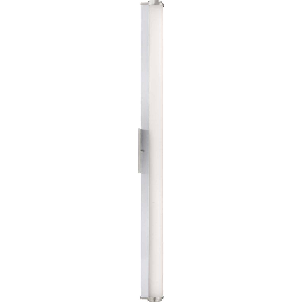 Brushed Nickel 48" LED Linear Bath Bar with Acrylic Diffuser
