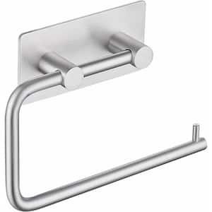 5.79-in. x 3.3-in. Wall-Mount Toilet Paper Roll Holder Brushed Steel Stainless Steel 16GS-36129