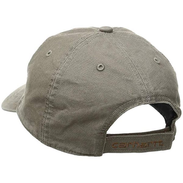 Carhartt Men's OFA Driftwood Cotton Cap Headwear 100289-260 - The Home Depot