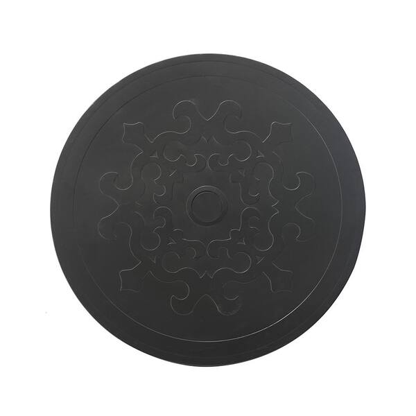 Sunjoy 24 in. Reno Lazy Susan Steel Top