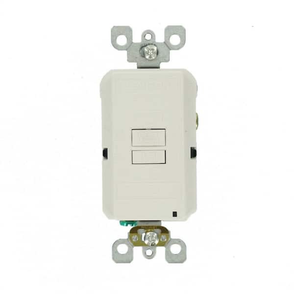 20 Amp SmartlockPro Arc Fault Circuit Interrupter (AFCI) Blank Face Outlet, White AFRBF-W
