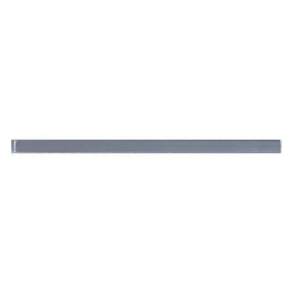 Apollo Tile 10 pack 0.6-in W x 12-in L Glass Glossy Pencil Liner Tile Trim (0.5 Sq ft/case)