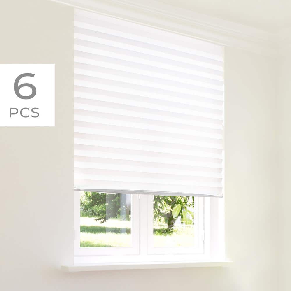 Aiasiry Honeycomb Sun Blinds Filter Pleated Paper Mini Blinds Blackout Pleated Blinds,White,60 180Cm 