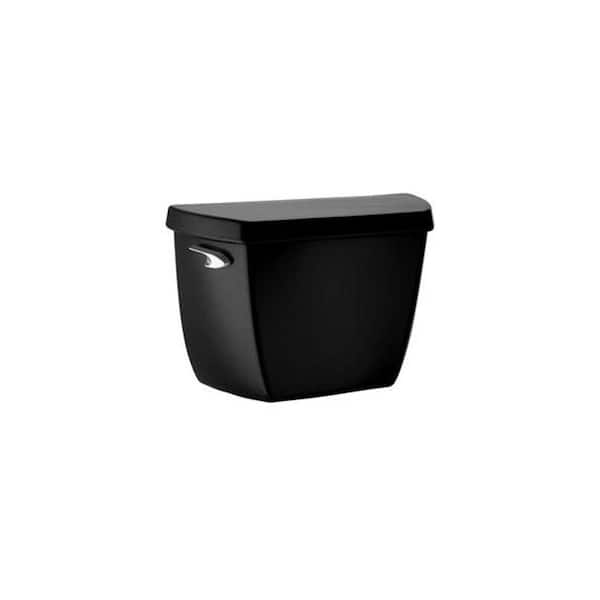 KOHLER Wellworth Classic 1.6 GPF Toilet Tank Only with Insuliner Tank Liner in Black Black