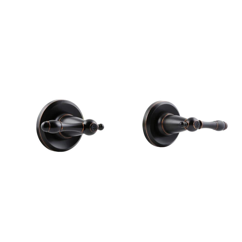 Oakmont Oil Rubbed Bronze Dual Handle Tub and Shower Faucet