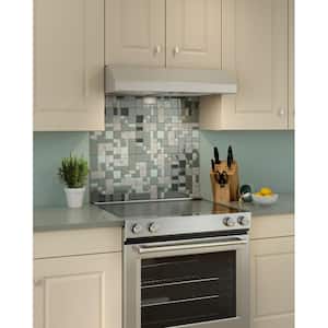 Glacier BCSEK 30 in. 300 Max Blower CFM Convertible Under-Cabinet Range Hood with Light in Stainless Steel, ENERGY STAR