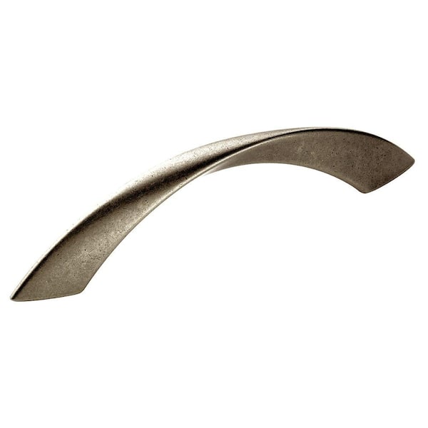 Essential'Z 5-1/16 in. (128mm) Modern Antique Nickel Arch Cabinet Pull
