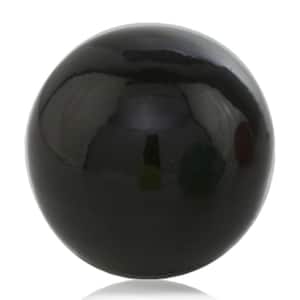Rosemary Abstract Black Ball Sphere