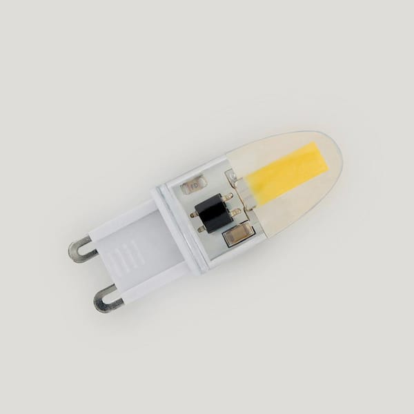 På daglig basis Gammel mand lejlighed 20 Watt Equivalent JC LED Light Bulb Dimmable AC 120 V G9 Warm White  (3000K) G9-0001-A - The Home Depot