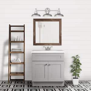 Brookings 30 in. W x 21.73 in. D x 31.5 in. H Bath Vanity Cabinet without Top in Gray