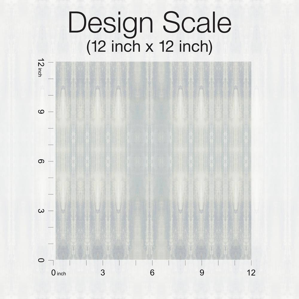 Mist Abstract Geometric Grass Cloth Wall Mural