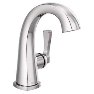 Stryke Single Handle Single Hole Bathroom Faucet with Metal Pop-Up Assembly in Polished Chrome