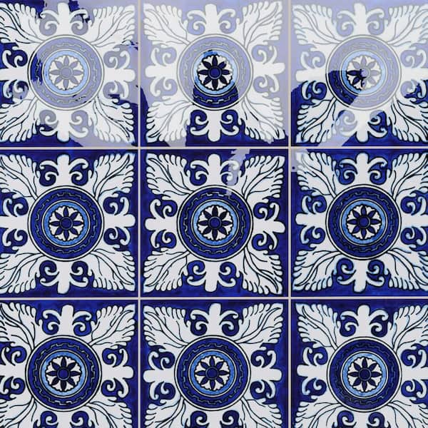 Provincial Deco Castelo 6 in. x 6 in. Porcelain Wall Tile (0.25 sq. ft. /Each)