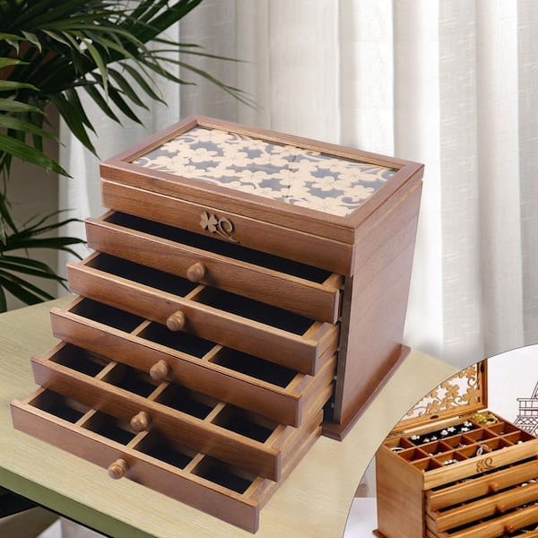 Wooden boxes 3pcs Wooden Box Wooden Tool Box Photo Storage Box Jewelry  Sliding-lid Wooden Box