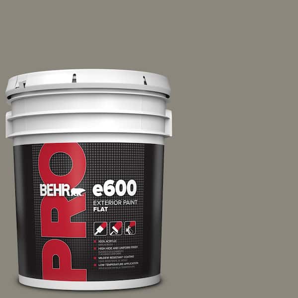 BEHR PRO 5 gal. #T12-11 Compass Flat Exterior Paint