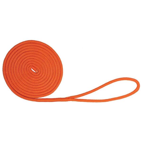 2 pack Double Braided Nylon Boat Dock Lines 1/2in 15ft Marine