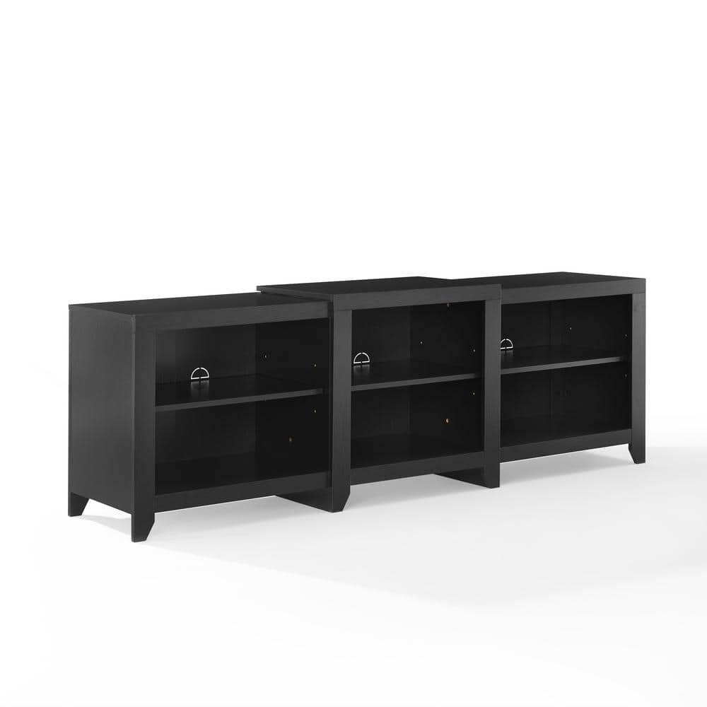 69" Ronin Low Profile TV Stand for TVs up to 75" Black - Crosley