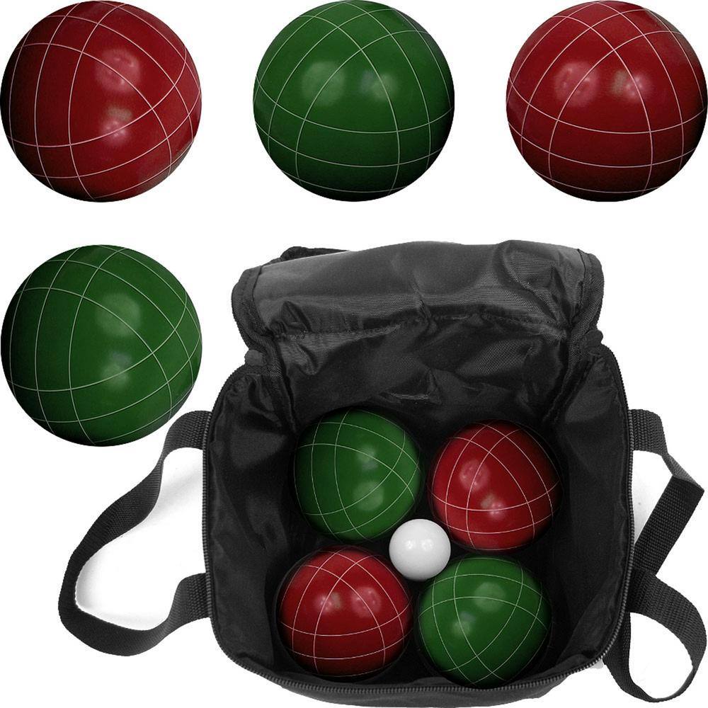 Hey Play Regulation Bocce Ball Set With Carrying Case HW3500064 The 