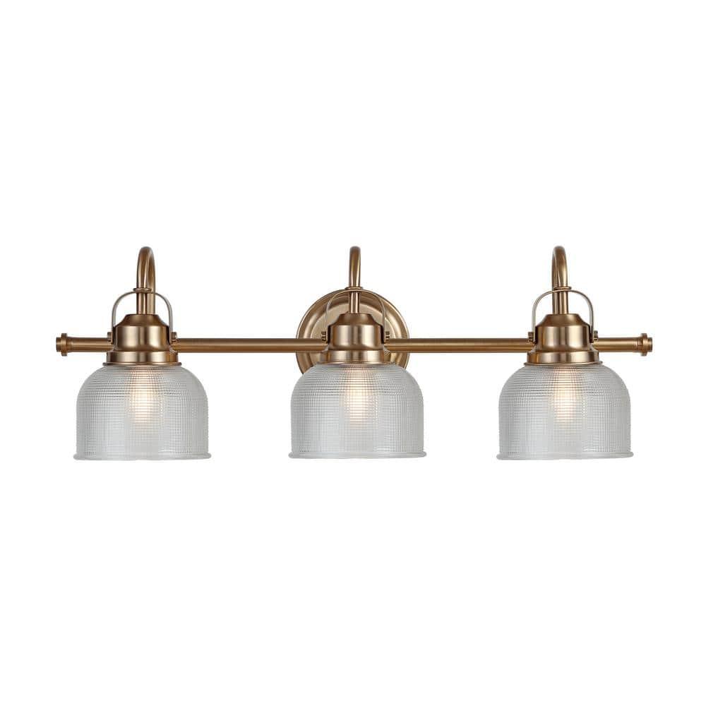 Virginia 25.25" Polished Gold Brass LED Vanity Light