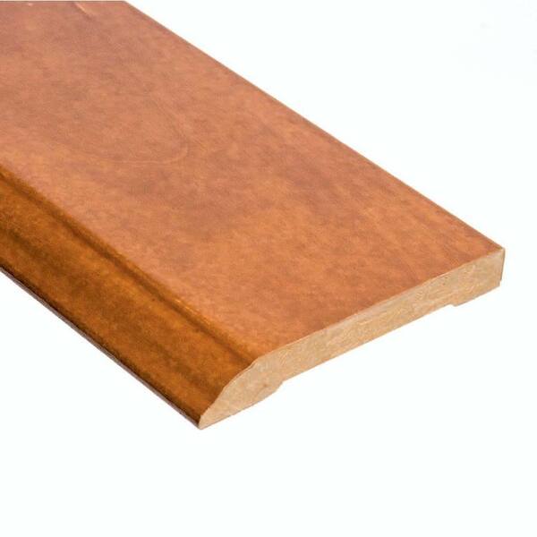 Home Legend Tigerwood 1/2 in. Thick x 3-1/2 in. Wide x 94 in. Length Wall Base Molding
