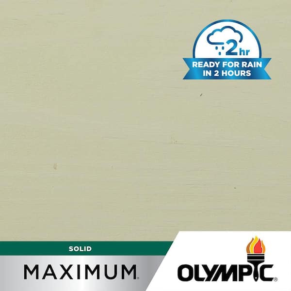 Olympic Maximum 1 gal. SC-1023 Cumulus Solid Color Exterior Stain and Sealer in One