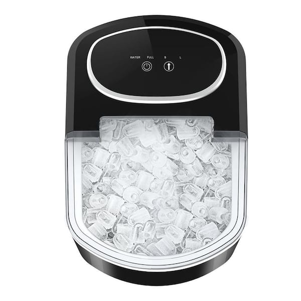 KBICE 12 in. 22 lb. Portable Ice Maker in Stainless with Nugget Maker  FDFM1JA01 - The Home Depot