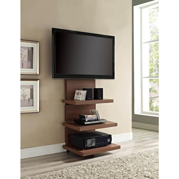 Altra Furniture Elevation Walnut Entertainment Center