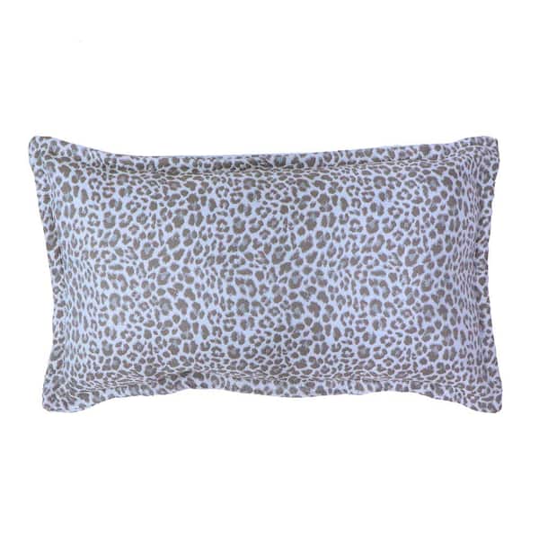 leopard lumbar pillow