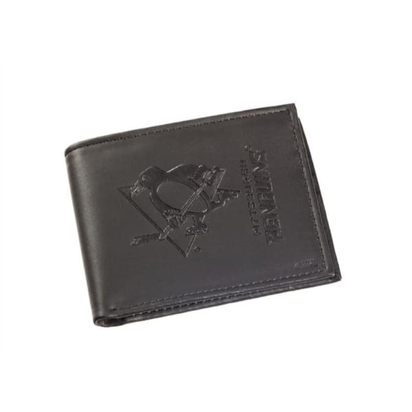 st. louis blues logo Men NHL ice hockey leather bi-fold wallet usa made