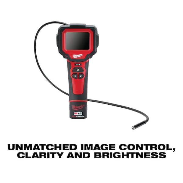 Caméra d'inspection 360° M12 IC + 1 batterie 12V 2 Ah + 1 Chargeur C12C  MILWAUKEE : Ref. 49334316154933451900