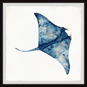 "Wild Stingray" by Marmont Hill Framed Animal Art Print 24 in. x 24 in.